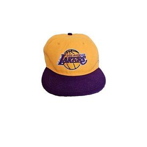 Mitchell & Ness LA Lakers Snapback Cap Hat NBA Hardwood Classics Adjustable OS